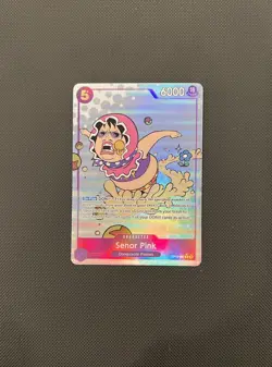 OP10-067 Senor Pink : Rare Alternative Art English One Piece TCG Card : OP10-067 - Image 2