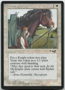 MTG Errand of Duty C Alliances 128 LP - Image 1