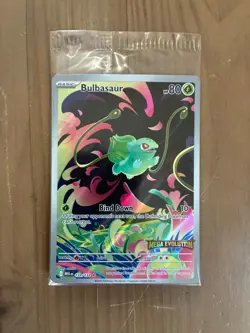 Pokemon Bulbasaur Holo Card 133/132 Me01: Mega Evolution Sealed - Image 1