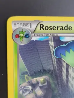 Roserade 15/124 Pokemon TCG Dragons Exalted Regular Rare Card NM - Image 2