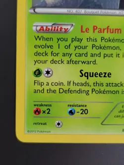 Roserade 15/124 Pokemon TCG Dragons Exalted Regular Rare Card NM - Image 4