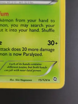 Roserade 15/124 Pokemon TCG Dragons Exalted Regular Rare Card NM - Image 5