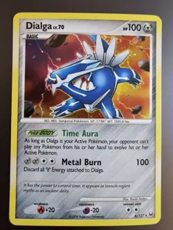 Dialga 6/127 Platinum Holo Rare Pokemon Card LP - Image 1