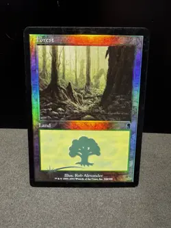 Magic The Gathering | Forest - 348/350 | FOIL | Near Mint - Image 1