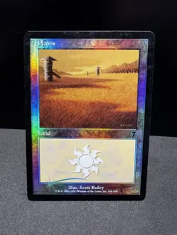 Magic The Gathering | Plains Land - 341/350 | FOIL | Near Mint - Image 1