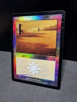 Magic The Gathering | Plains Land - 341/350 | FOIL | Near Mint - Image 2