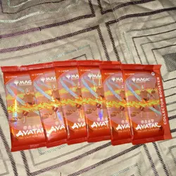 Magic: The Gathering Avatar The Last Airbender Collector Booster 6 Packs 15 Car… - Image 1