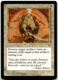 MTG Divine Offering C Mirage LP - Image 1