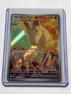 Rapidash 189 / 182 Pokemon Destined Rivals 2025 Near Mint Illustration Rare - Image 1
