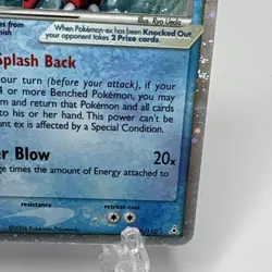DMG Pokemon TCG Crawdaunt ex 99/110 EX Holon Phantoms Ultra Rare Holo 2006 - Image 2