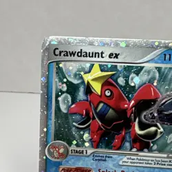 DMG Pokemon TCG Crawdaunt ex 99/110 EX Holon Phantoms Ultra Rare Holo 2006 - Image 4