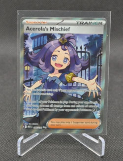 Pokemon TCG Acerola's Mischief 165/132 Mega Evolutions Full Art Holo - Image 1