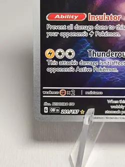 Bellibolt 201/197 SV03: Obsidian Flames Holo Pokemon TCG - Image 2