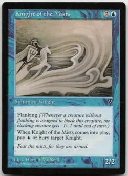 MTG Knight of the Mists C Visions LP - Image 1
