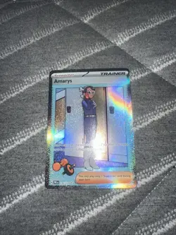 Pokemon TCG Prismatic Evolutions Amarys 170/131 Special Illustration Rare SIR - Image 1