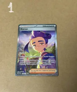 Kieran 174/131 Special Illustration Rare Holo – Prismatic Evolutions Pokemon TCG - Image 1