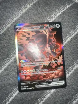 Pokemon Bloodmoon Ursaluna EX SIR Holo 168/131 SV: Prismatic Evolutions - Image 1