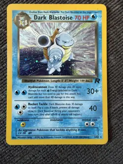 Pokemon Team Rocket Dark Blastoise 3/82 Holo Rare NM/M - Image 1