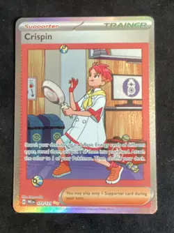 Pokemon TCG Prismatic Evolutions #171/131 Crispin Special Illustration Rare - Image 1