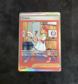 Pokemon TCG Prismatic Evolutions #171/131 Crispin Special Illustration Rare - Image 2