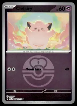 CLEFAIRY (LOVE BALL) 074/217 COMMON ME: ASCENDED HEROES POKEMON NM - Image 2