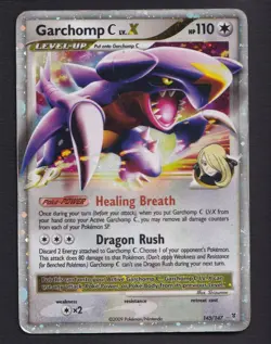 Garchomp C LV.X 145/147 Holo LV.X Rare Supreme Victors Pokemon DMG - Image 1