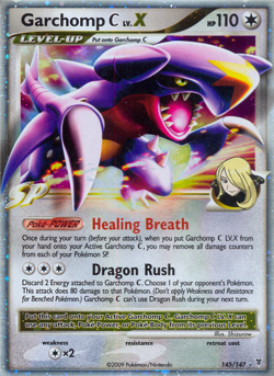 Garchomp C LV.X 145/147 Holo LV.X Rare Supreme Victors Pokemon DMG - Image 4