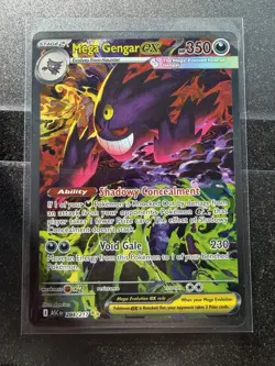 Mega Gengar ex 284/217 SIR Ascended Heroes Special Illustration Rare Pokemon NM - Image 1