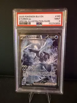 2025 Pokemon PSA 9 Kyurem EX #165/086 S&V Black Bolt Special Illustration Rare - Image 1