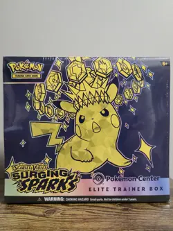 Pokemon TCG: Surging Sparks Pokemon Center Elite Trainer Box (Exclusive) - Image 1