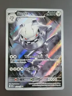 NM Steelix Illustration Rare 150/132 Mega Evolution (MEG) Pokemon TCG - Image 1