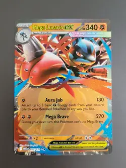 Mega Lucario ex - 077/132 - Pokemon Mega Evolution Double Rare NM - Image 1