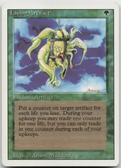 MTG Living Artifact R Revised Edition LP - Image 1