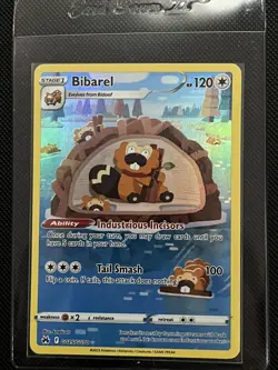 Pokemon TCG Bibarel Crown Zenith-Galarian Gallery GG25/GG70 Holo Ultra Rare - Image 1