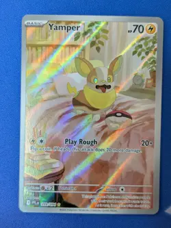 Yamper 099/094 - Phantasmal Flames - Illustration Rare -Pokemon TCG NM - Image 1