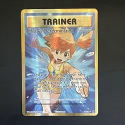 Pokemon Misty's Determination Full Art Holo 108/108 Evolutions English - Image 1
