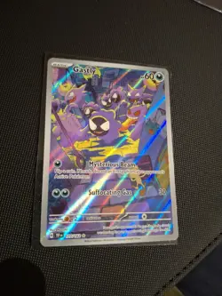 Pokemon TCG Gastly 177/162 Temporal Forces Holo Illustration Rare - Image 1