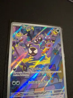 Pokemon TCG Gastly 177/162 Temporal Forces Holo Illustration Rare - Image 2