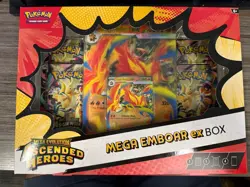 Pokemon TCG Mega Evolution Ascended Heroes Mega Emboar ex Box New & Sealed - Image 1