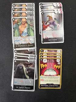 Reserved bundle for Robjoh - One Piece TCG OP13 4 x 4 card playsets - Image 1