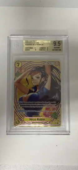 One Piece Heroines Edition *English* EB03-055 SP Nico Robin BGS 9.5 - Image 1