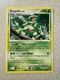 Sceptile - 8/106 - 2008 Diamond & Pearl Great Encounters Holo Pokemon Card - Image 1