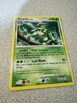 Sceptile - 8/106 - 2008 Diamond & Pearl Great Encounters Holo Pokemon Card - Image 2