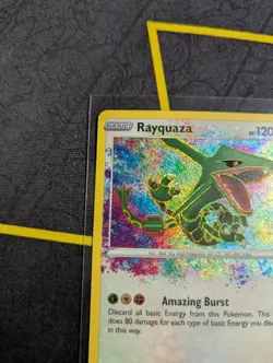 Rayquaza AMAZING RARE card 138/185 Sword & Shield Vivid Voltage 2020 Pokemon TCG - Image 4