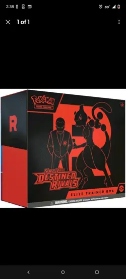 Pokemon Destined Rivals Elite Trainer Box TCG live CODE CARD CODE - Image 2