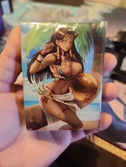 Amanda Lapalme Yu-Gi-Oh Summer Ishizu Ishtar JP Size Card Sleeves 70 Count. - Image 1