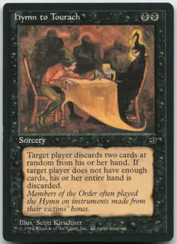 MTG Hymn to Tourach (Kirschner) C Fallen Empires LP - Image 1