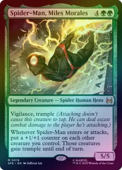 FOIL Spider-Man, Miles Morales (Marvel's Spider-Man: Eternal-Legal) - NM - Image 1