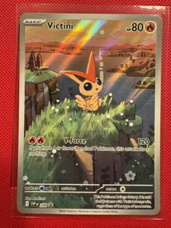 Pokemon Victini #208 / Black Star Promo / Scarlet Violet Holo / NM/M - Image 1