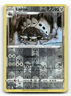 Lairon 088/159 - Crown Zenith Reverse Holo - Pokemon Card NM/M - Image 1